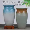 Yixing Maceta Grande de Cerámica Gruesa para Suculentas Tocón Viejo Planta Verde Maestro Tocón de Acantilado Retro Simple Transpirable Maceta de Cerámica