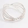 Pulsera multicapa nueva con diamantes de imitación transfronteriza, moda europea y americana, escenario de fiesta, accesorios de joyería sexy, pulsera