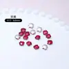 Rinestones Chinos Rojos para Uñas con Base Puntiaguda Irregulares Brillantes Gota de Agua Corazón Inclinado Cuadrado Gordo Año Nuevo Accesorios Rojos para Uñas Venta al por Mayor Transfronteriza