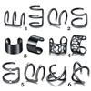 Aretes de Acero Inoxidable de Exportación Transfronteriza de Amazon Personalizados Sin Perforación Aretes Simples Fabricante Venta Directa de Fábrica Europeos y Americanos