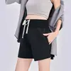 Shorts de maternidade casuais de verão finos de cinco pontas largos confortáveis respiráveis suporte para a barriga calças de maternidade calças casuais shorts