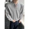 Colección Otoño 2026: Sudadera de algodón con cuello en V extragrande de estilo hongkonés, manga larga, tallas M-5X, HW261100 - Especial P31