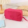 Bolsa de Lápis Desenho Publicitário para Impressão Porta-Moedas Bolsa para Arquivos de Maquiagem Bolsa de Lápis com Zíper Bolsa de Algodão PU