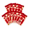10 Piezas de Mini Calcomanías de Parejas de Buena Suerte del Año de la Oveja para el Festival de Primavera y Año Nuevo, Decoración Festiva Estilo Chino, Calcomanías de Tendencia Nacional al por Mayor