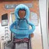 Cubierta de Agarre de Palanca de Cambios de Coche Perilla de Decoración de Manija Sudadera Cubierta de Freno de Mano Cubierta de Sudadera para Palanca de Cambios