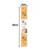 Horneado de Tiras Largas de Hojaldre Autoadhesivo, Pegatinas para Pastel de Hilo de Carne, Rollo de Pastel Piel de Tigre, Etiquetas Selladoras para Pastel de Nieve