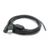 Cable de Extensión de Datos y Alimentación Dos en Uno USB A Macho a DC 2.5 Hembra de Audio con SR Abierto Personalizado