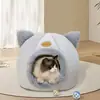 Nido para Gatos Cálido en Invierno, Tipo Cerrado, Adecuado para Otoño e Invierno, Nido para Perros, Casa para Gatos, Universal para Todas las Estaciones, Alfombrilla para Gatos para Dormir