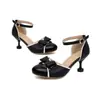 Nuevas Sandalias Diseño de Nicho Hebilla de Palabra Lazo Tacones Altos Zapatos de Mujer Estilo Hada 28-43 Zapatos de Comercio Exterior