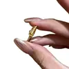 Anel Dourado com Design de Nó Torcido para Mulheres, Adequado para o Dedo Indicador, Camada Dupla, Estilo Leve de Luxo, Anel Versátil com um Toque de Luxo de Nicho, Exclusivamente para Vendas Transfronteiriças