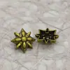 Botones de presión de metal con forma de arroz retro para ropa vaquera, tops, chaquetas, botones de presión, cárdigans, botones de presión al por mayor