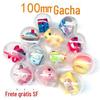 Máquina de Gashapon Criativa Fofa Modelo 100mm Bola de Brinquedo Gashapon Misto Transparente Brinquedo Criativo