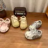 Tênis Esportivo Infantil Gatinho Fofo Primavera e Outono Estilo Coreano Menina Solado Macio Tênis Casual Respirável Menina Fashionável Tênis Forrest Gump