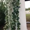 Hiedra Artificial Hoja de Camote Trepadora Planta Tigre Decoración de Techo de Tubería de Aire Acondicionado Artificial Vid de Ratán Venta al por Mayor