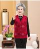 Chaleco de Ropa de Abuela, Chaqueta sin Mangas para Mujeres Mayores, Chaleco de Mamá, Suéter de Punto para Primavera y Otoño, Suéter de Lana Gruesa