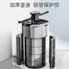 Reactor de síntesis hidrotermal, 100 mL revestimiento interior de PPL, recipiente de digestión de acero inoxidable de alta temperatura y alta presión