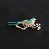 Broche de Pega Europeu e Americano Retrô, Alfinete Animal Esmaltado de Moda Feminina de Alto Padrão, Boutonnière, Acessórios Elegantes para Jaquetas de Terno