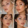 Pegatinas de Maquillaje para Ojos de Mariposa con Purpurina En Stock Venta al por Mayor Escenario Fiesta Pegatinas para Esquina de Ojos con Lentejuelas Sin Pegamento Pegatinas Decorativas para la Cara Fijas