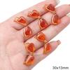 Accesorios de Acrílico Vintage Ámbar Dorado con Lazo y Cuentas Material para Manualidades DIY Cadena de Teléfono Móvil Joyería Pulsera