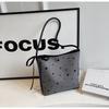 Bolso Cubo de Hombro de Lunares de Moda para Mujer 2026 Nuevo Diseño de Nicho Bolso de Mano Estilo Coreano Bolso de Hombro para Viajes