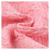 Tela de punto jacquard con textura de pétalos coreanos arrugados de 170 g para primavera y verano, para mujer, para prendas de vestir exteriores, faldas y prendas de vestir.