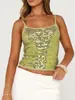 Camisola de Lentejuelas Estilo Y2K Hot Girl Top Corto Adelgazante de un Solo Hombro Chaleco de Lentejuelas para Salir de Noche Festivales de Música
