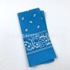 Pañuelo multifuncional para montar al aire libre europeo y americano de algodón puro de 28 g, bandana cuadrada con flor de anacardo, pañuelo mágico