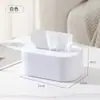 Caixa de Lenços Nórdica Simples Criativa com Tampa de Madeira Caixa de Papel de Lenços de Mesa para Sala de Estar Doméstica Caixa de Armazenamento de Lenços de Papel Guardanapos Máscaras