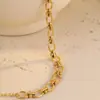 Pulsera de Acero de Titanio de Moda Ins Europea y Americana, Nuevo Estilo, Sin Decoloración, Chapada en Oro de 18 Quilates, Joyería de Pulsera de Alta Gama, Venta Caliente Transfronteriza