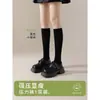Calcetines de compresión para pantorrillas para mujer en primavera y otoño, Calcetines negros de alta compresión hasta la rodilla para usar con faldas, Calcetines adelgazantes de longitud media y alta para primavera y otoño