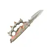 Versión Mejorada del Cuchillo de Dedo Creed, Sin Afilar, Temática de la Fuerza Delta, Modelo de Juguete de Aleación con Resorte, Metal, para Niños