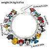 Pulsera de joyería con personajes de películas DSN de animación de dibujos animados transfronterizos, Winnie the Pooh, joyería de aleación DIY al por mayor