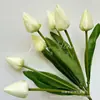 Lleva a casa un ramo de tulipanes flores artificiales decoración del hogar flores de simulación simulación de fotos fábrica de flores artificiales venta al por mayor flores para bodas