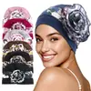 Gorro Transfronterizo con Flor Lateral, Gorro Pañuelo, Gorro de Quimioterapia, Gorro Postparto, Gorro Protector para el Cabello, Gorro Transfronterizo de Amazon Jdt-515