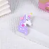 Acessórios de chaveiro de unicórnio arco-íris enfeites chaveiro pingente boneca caixa surpresa pequeno presente acessórios de chaveiro diy