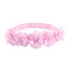 Acessórios de cabelo de princesa coreana com flores, faixa de cabelo de chiffon para crianças, adereços para fotos de bebê, faixa de cabelo de renda, atacado de fábrica