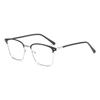 Gafas Jamie 3543 de Montura Cuadrada Anti-Luz Azul Montura Media de Metal Sin Graduación Gafas de Montura para Exportación Transfronteriza