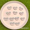 Resina hecha a mano accesorios para el cabello taza de agua parche decorativo simulación comida y juego caricatura galleta diy pegamento crema accesorios de joyería