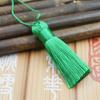 Borla de 5 cm, borla corta y gruesa, marcapáginas, colgante para bolso, peine, borla colgante, accesorios de bricolaje