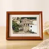 Moldura de foto de madeira de alta qualidade para mesa ou parede 6 polegadas 7 polegadas 8 polegadas 10 polegadas moldura vazia montagem moldura de foto grande tamanho pode ser personalizada