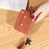 Cartera Mori para Mujer Mini Portátil Corta con Cremallera Cartera Pequeña Dulce Monedero Lindo Tarjetero Monedero