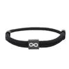 Pulsera Multicolor de Cuerda Milán con Punto Cruzado Símbolo de Infinito Letras de Acero Inoxidable Negro Ajustable Pulsera de Cuerda Trenzada