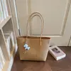 Bolsa de ombro de moda transfronteiriça 2026, adequada para o trabalho e o trajeto, bolsa tote de grande capacidade, novo estilo coreano, design simples e casual
