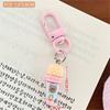 Nuevo Lindo Oso Musical Rosa Llavero Colgante Corazón de Niña Colgante Decorativo Bolso Pequeño Regalo Adornos Colgantes