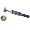 Llave dinamométrica de tapa de botella giratoria con pantalla digital, tapa de barril tipo número, llave de apriete de torsión, llave de detección electrónica de torsión