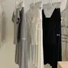 Wgwe9687 Guangzhou Shisanxing Moda Feminina Verão 2026 Novo Conjunto de Saia Reta com Decote em V e Ajuste na Cintura