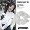 Goma para el pelo con lazo estilo coreano para mujer, Accesorio para el pelo extragrande de alta gama, Goma elástica para el pelo estilo perezoso