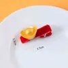 Novo Presilha de Cabelo Fofa de Resina do Deus da Riqueza, Estilo Chinês Personalizada Criativa para Franja Lateral, Mini Presilha de Cabelo Infantil Atacado