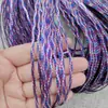 Cuerdas de Cabello Trenzadas de Colores, Bandas para el Cabello de Rastas de Siete Colores, Accesorios para el Cabello de Niños, Cuerdas para el Cabello de Rastas, Cintas Doradas