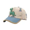 Gorro para bebé niño para primavera y otoño, dinosaurio lindo, súper adorable, gorra de béisbol con visera para niñas de otoño e invierno, gorra de pico personalizada para niños